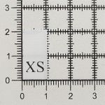 Этикетка-размерник, белый, 10х20 мм, 100 шт, XS