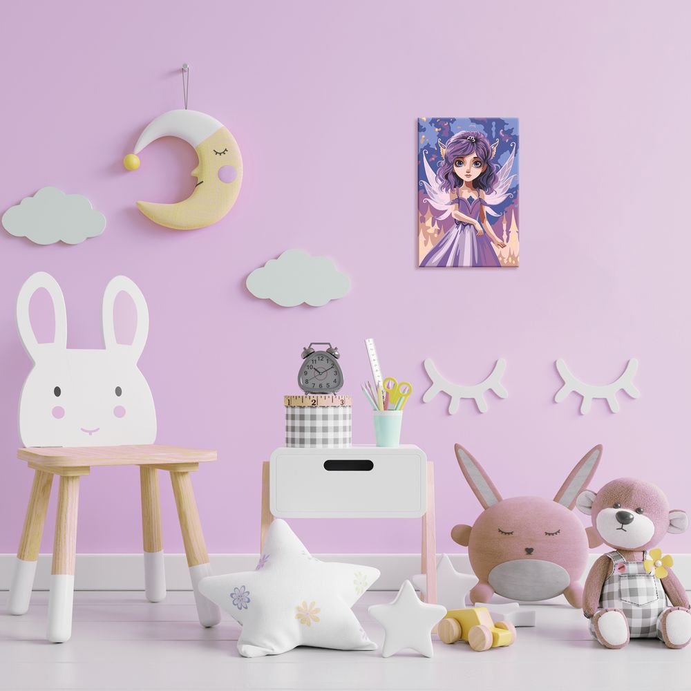 Картина по номерам Фрея PNB/PS-310, Сиреневая фея, 30х20 см