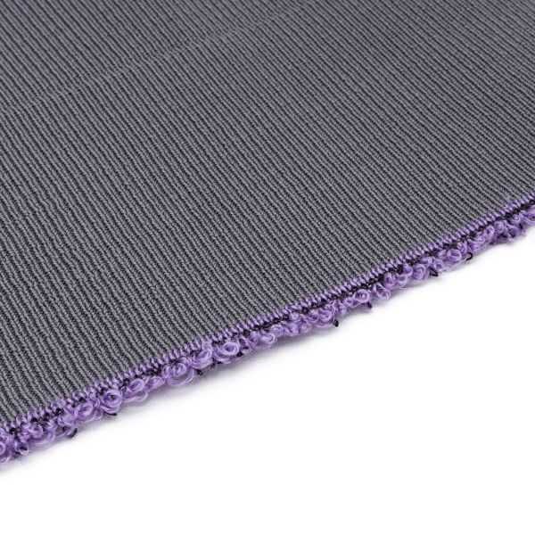 Подвяз средней плотности (100% полиэстер), 1*1, высота 14см (7см*2), длина 70-73см (8123 серый)