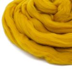 Шерсть для валяния Троицкая тонкая 1х100 г (до 23 мкр), 447 горчица