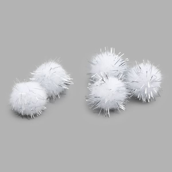 Помпоны 18мм, 125 шт, Astra&Craft (ассорти)