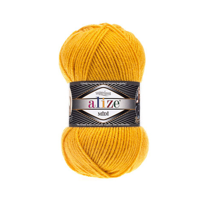 Пряжа Alize (Ализе) Superlana Midi / уп.5 мот. по 100 г, 170м, 488 цыпленок А