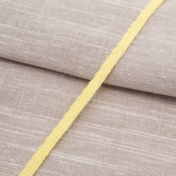 Тесьма (лента) киперная (100 х/б) 5 мм / 25 метров, рис. 9790, 1.4 г/м, желтый, С3865Г17/1