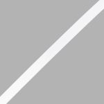 Лента атласная 2-сторонняя 12.0 мм / 22.86±1 метров, C1001 белый, 6102-0002, Globus