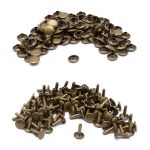 Хольнитены двухсторонние ⌀9 мм, h=11 мм, цв.антик, 100 шт