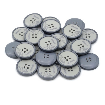 Пуговицы 4 прокола 40L (25мм), (Gray1 (серый1)), 24 шт