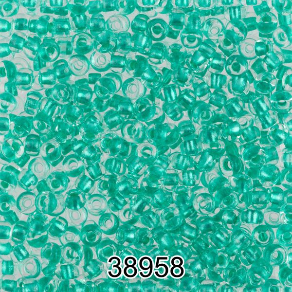 Бисер Preciosa 10/0 (2.3 мм), 500 г, 38958 (Ф372) зеленый