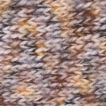 Пряжа Вязь Листопад / уп.3 мот. по 100 г, 160 м, 05 коричневый принт