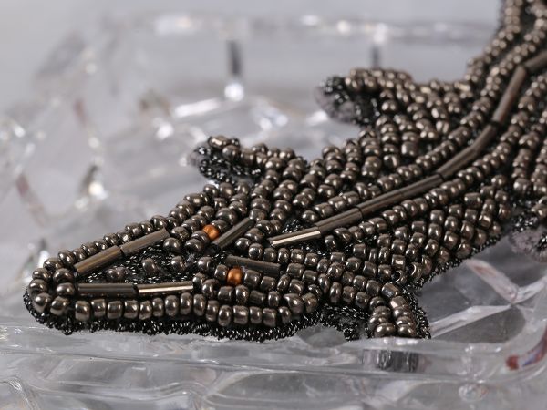 Набор для вышивания бисером Klart, Брошь. Крокодил, 11х6 см