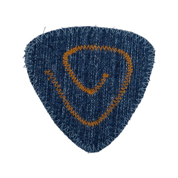 Термоаппликация геометрия джинс, 6 шт, Треугольник 6.5х6 см, Blitz