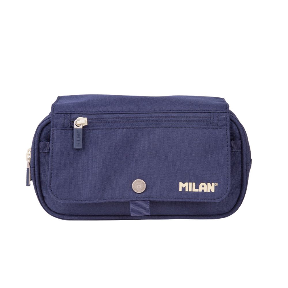 Пенал на 4-х молниях 24*13*10 см, 08149SNCB, Milan 08149SNCB