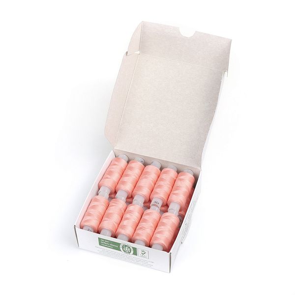 Нитки армированные ПНК им.Кирова 45ЛЛ, бытовые, 200 м / 20 кат., 0902 бл.розовый