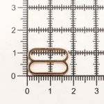 Рамки-регуляторы для бюстгальтера металл 15.0 мм, золото 02, ГМХ3435, 50 шт