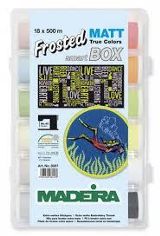 Швейные нитки (набор) Madeira Frosted Matt №40 18х500м, 8087