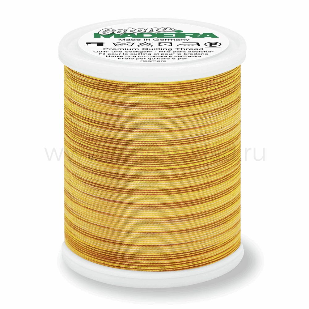 Нитки вышивальные хлопок Madeira Cotona №50, 1000 м, цв. 507, 9350, 5 катушек