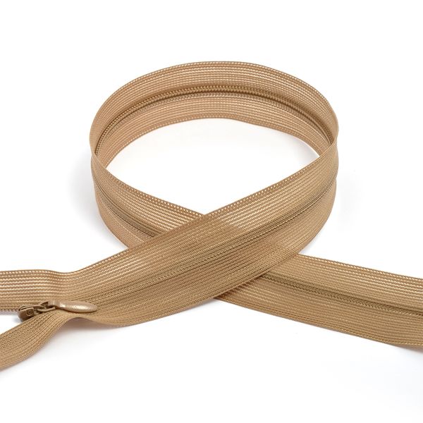 Молния потайная (скрытая) Т3 (3 мм) 1 зам., н/раз., 20 см, цв.F294 какао уп.50 шт