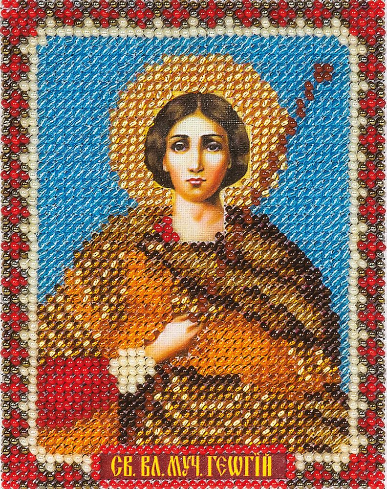 Panna, Икона Святого Великомученика Георгия, 8,5х11 см