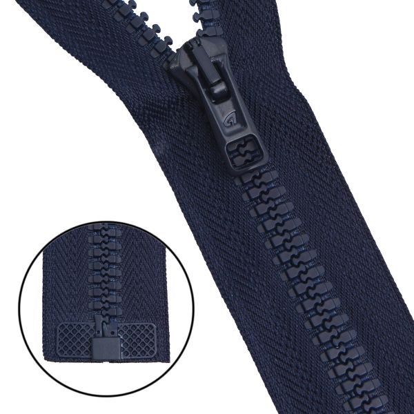 Молния трактор Arta Т6 (6 мм) 1 зам., разъем., 85 см, цв. 044 т.синий, уп.5 шт