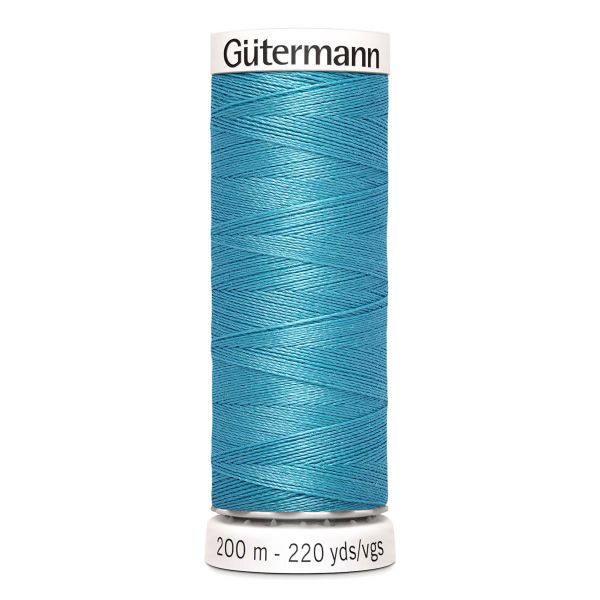 Нитки универсальные Gutermann Sew-all, 200м, 385 св.серая бирюза, 5 катушек