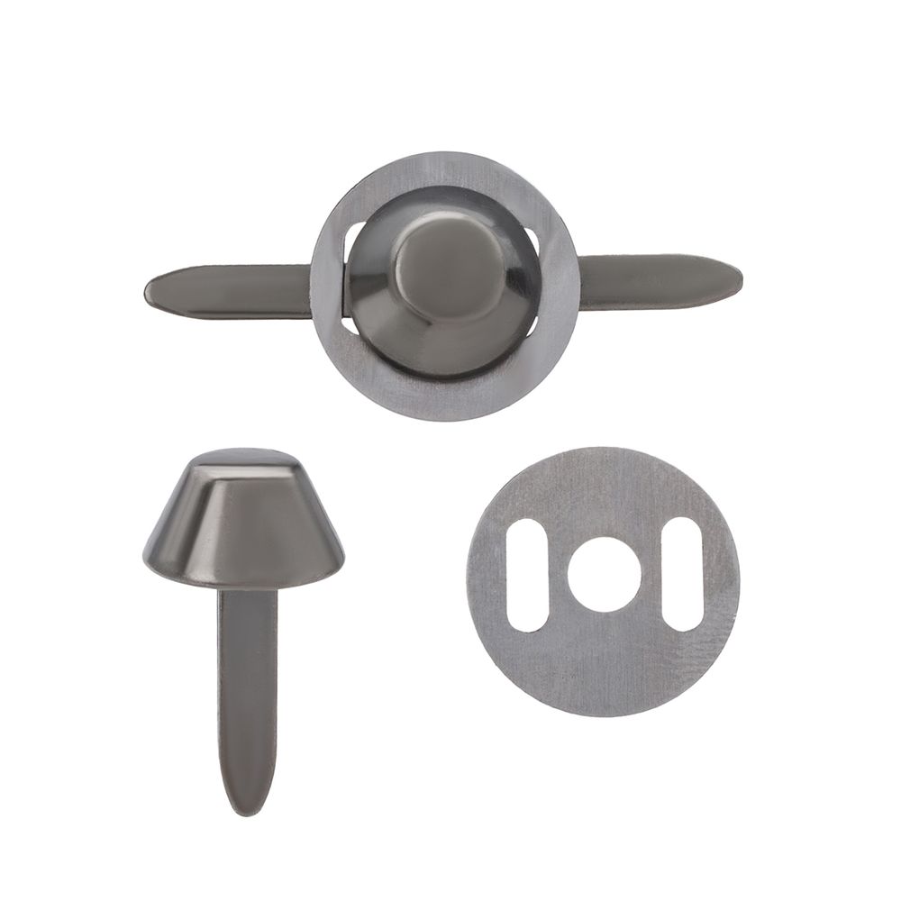 Пукля 12х12х7.5 мм, 50 шт, т.никель, К3130Д