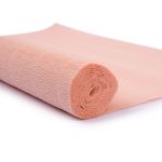 Бумага гофрированная (креповая) 180 г/м², 50 см / 2.5 м, 17A2 персиковый светлый, Blumentag GOF-180