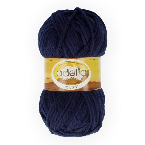 Пряжа Adelia Rada / уп.10 мот. по 100г, 80м, 054 т.фиолетовый