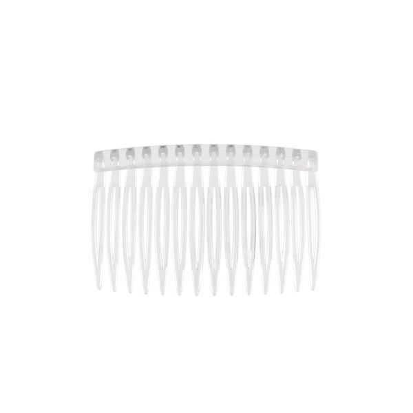 Гребень для волос 4.5х7 см, 5 шт, №01 прозрачный, Zlatka HCJ-02
