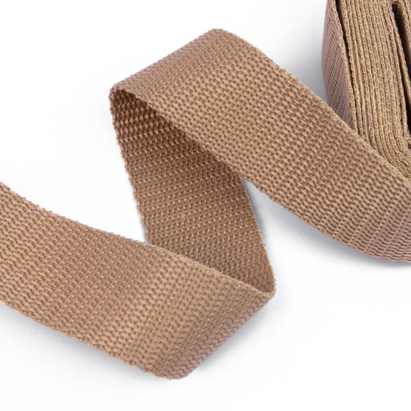 Стропа (ременная лента) 30 мм / 5х2.5 метра, фасовка, кремовый, 3713 (3075_3590)