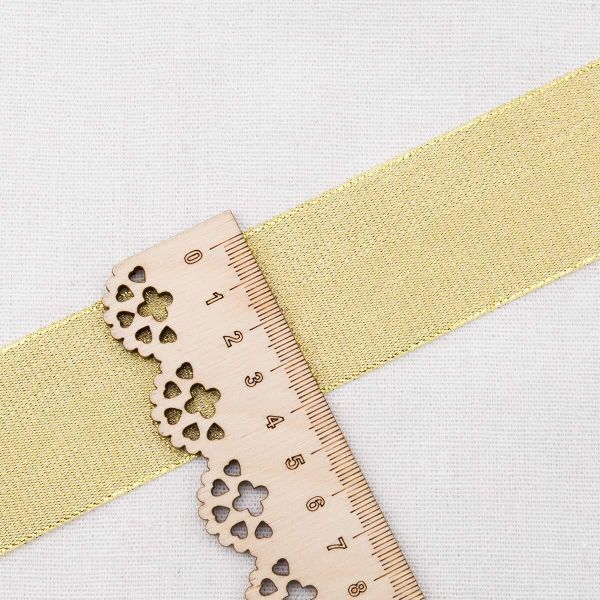 Лента металлизированная 38.0 мм, 32,9м 0080-0300 (золото)