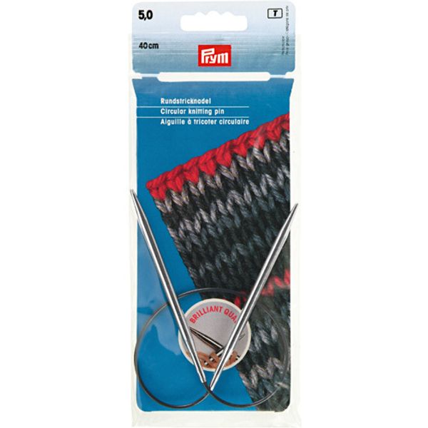 Спицы круговые Prym ⌀5,0 мм, 40 см, S090365