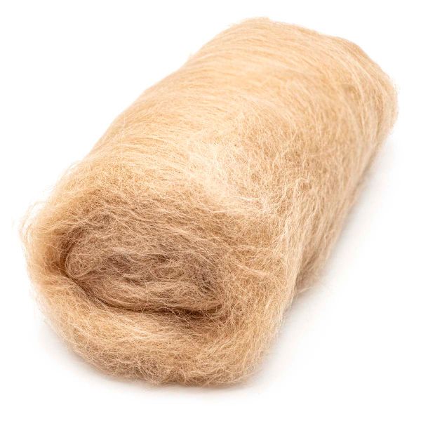 Шерсть для валяния Камтекс Кардочес п/тонкая 1х100 г (27-29 мкр), 006 св.бежевый, 558467-24