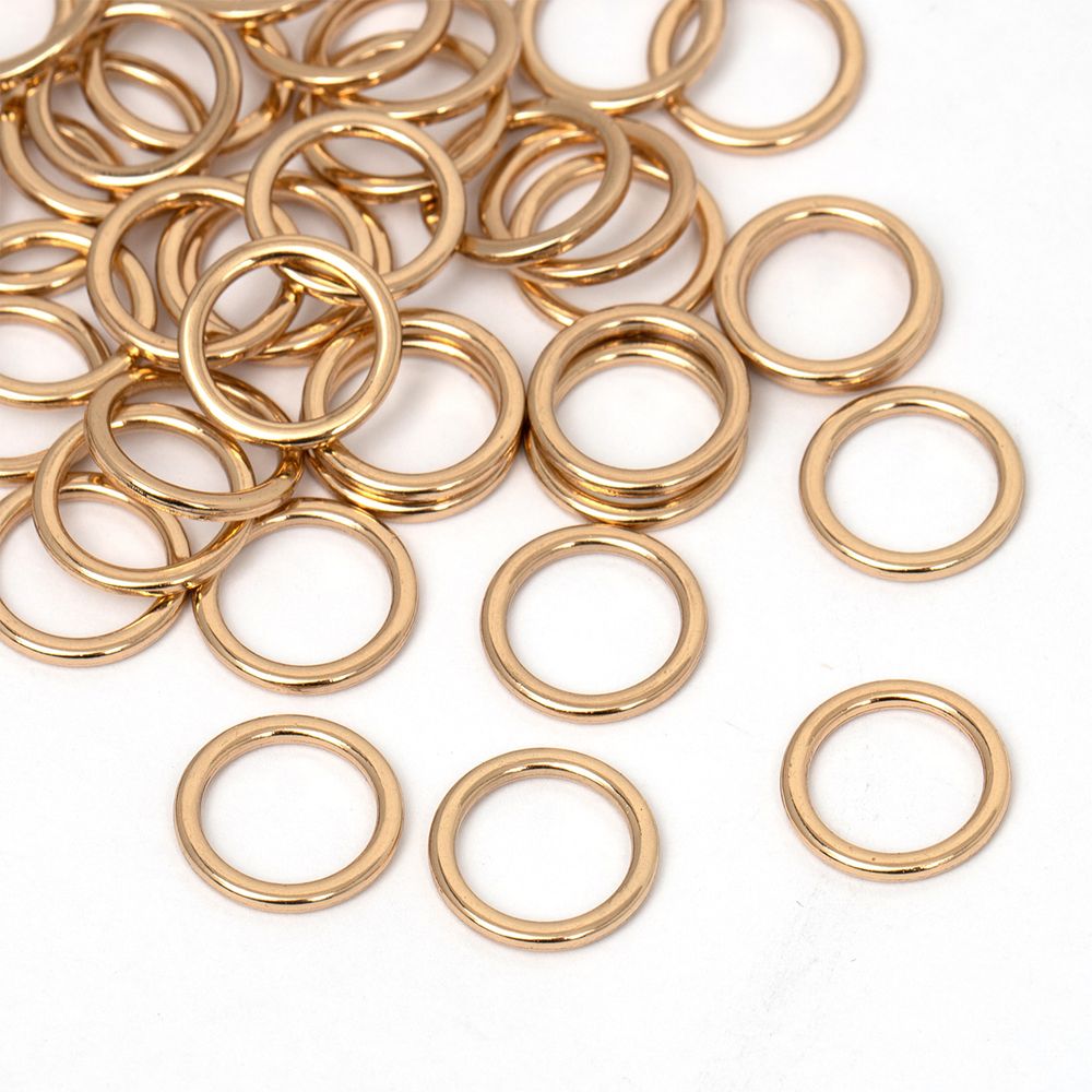 Кольца для купальника металл ⌀10.0 мм, золото, 010E.SW, 100 шт