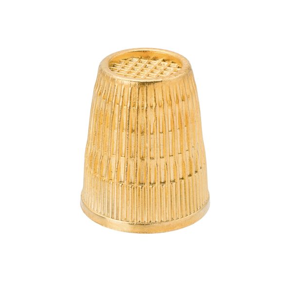 Напёрсток металлический 16 мм, золото Pony, 86753