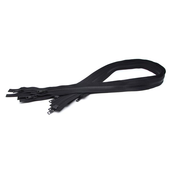 Молния трактор Arta Т6 (6 мм) 2 зам., разъем., 100 см, цв. 077 черный, SHV, уп.5 шт