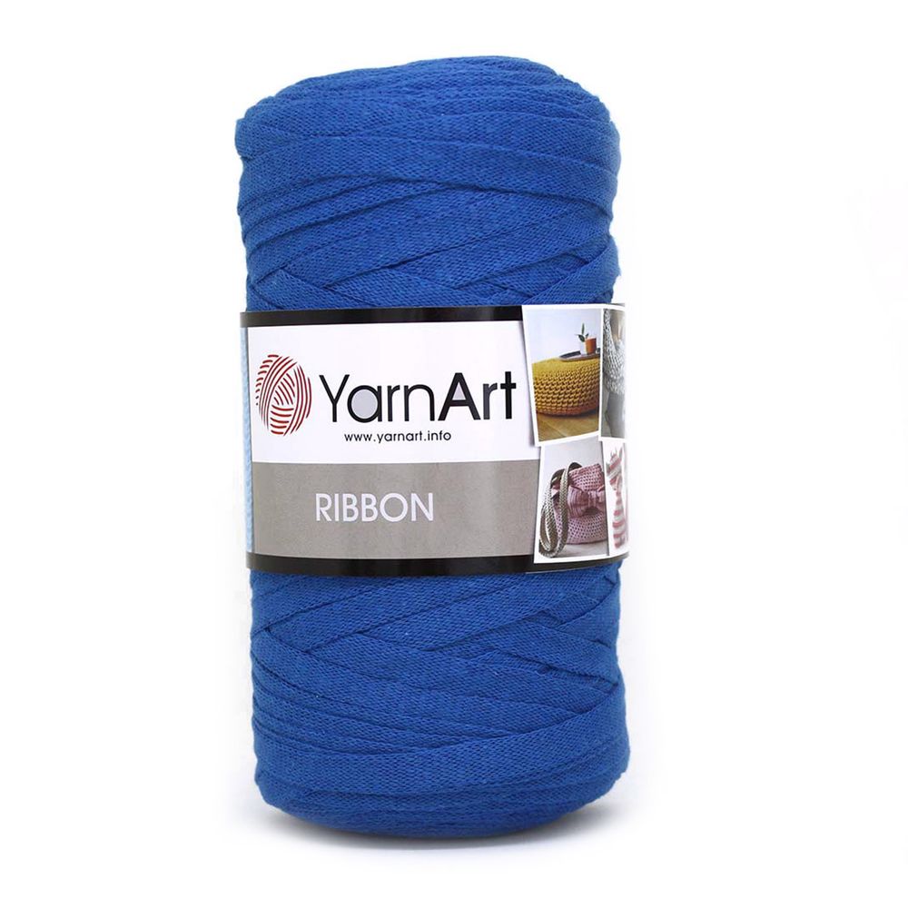 Пряжа YarnArt (ЯрнАрт) Ribbon / уп.4 мот. по 250 г, 125м, 772 синий /TOS/