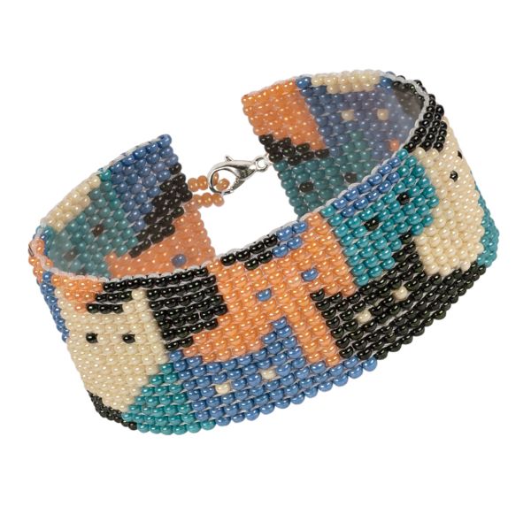 Набор для бисероплетения 11-011 Браслет. Котики, 3 см, Klart 11-011