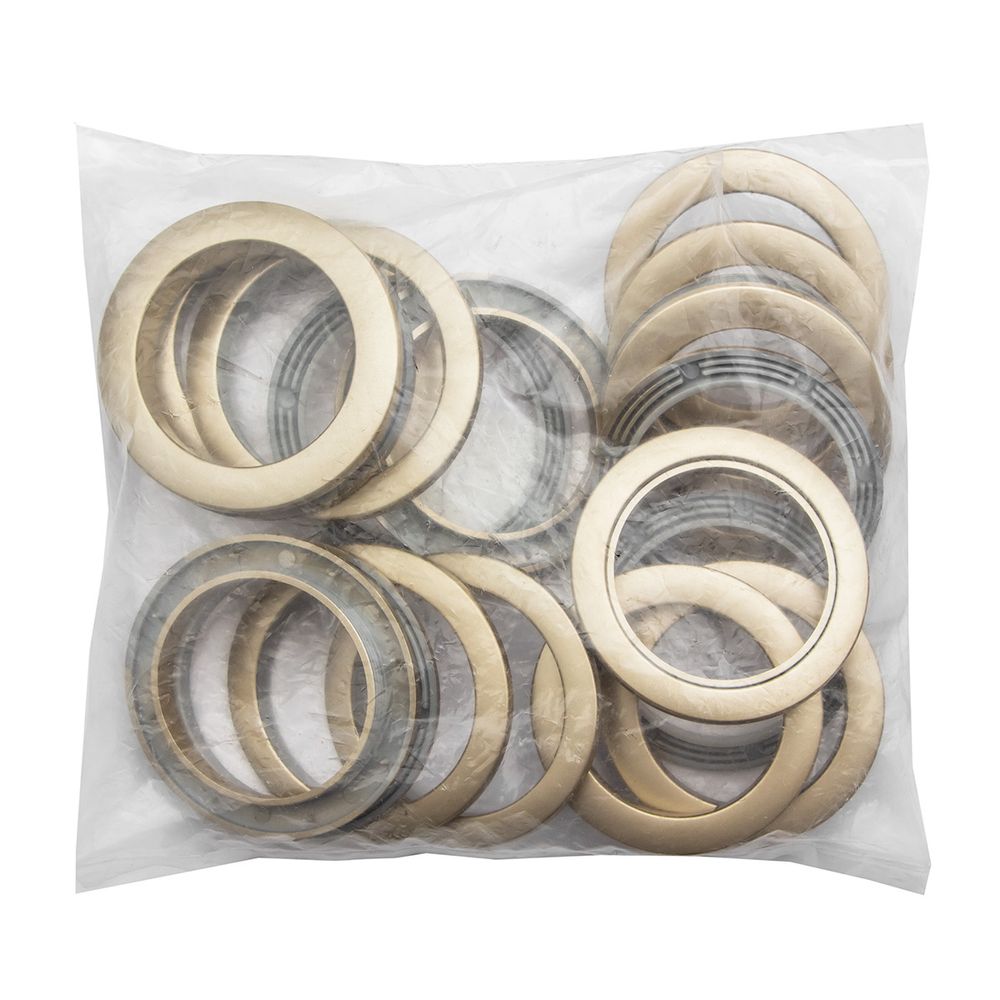 Люверсы шторные ⌀50 мм, с многоуровневым замком, цвет №6, 10 шт