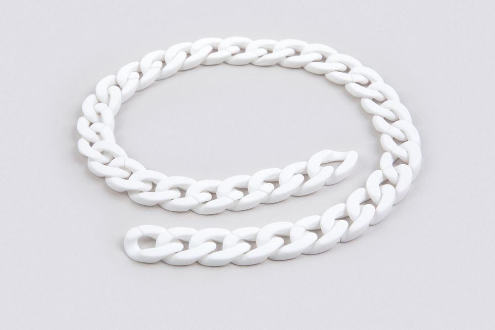 Цепочка для сумки, пластик 60 см, 1 шт, 04 белый, Gamma MPE-03