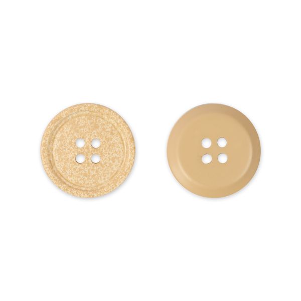 Пуговицы 4 прокола костюмные 25 мм, 12 шт, 277 св.бежевый, Blitz DRN 0077