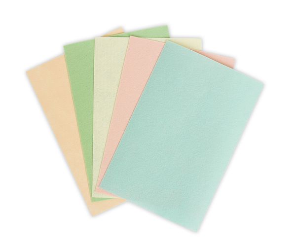 Фетр листовой жесткий 1.0 мм, 20х30 см, 5 шт, ассорти 5, Blitz FKH10-20/30