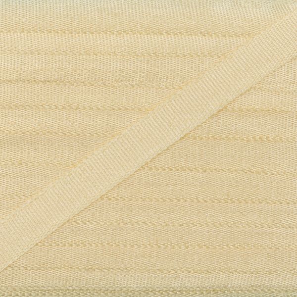 Лента (тесьма) шелковая 4.0 мм / 45.5±0.5 метров, №007 св. желтый, Gamma SR-4