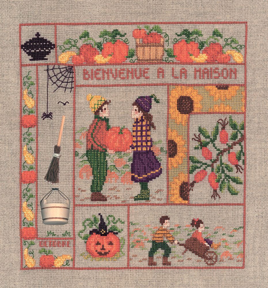 Le Bonheur des Dames, Bienvenue octobre (Добро пожаловать, Октябрь), 21х23 см