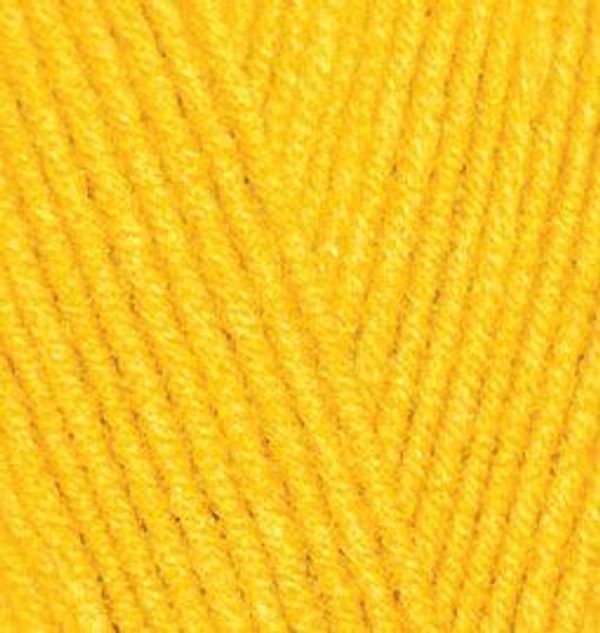 Пряжа Alize (Ализе) Lana Gold Fine / уп.5 мот. по 100 г, 390м, 216 желтый A