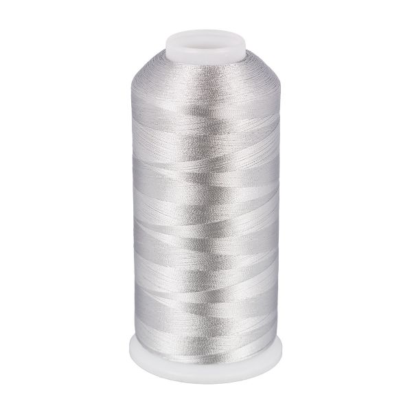 Нитки вышивальные Gamma V120/2, 5000 ярдов, 4570 м, 3377 св.серый