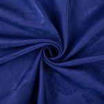 Ткань подкладочная (таффета) с рисунком 96 г/м², 100х145 см, 129 васильковый (розы), Gamma JTR