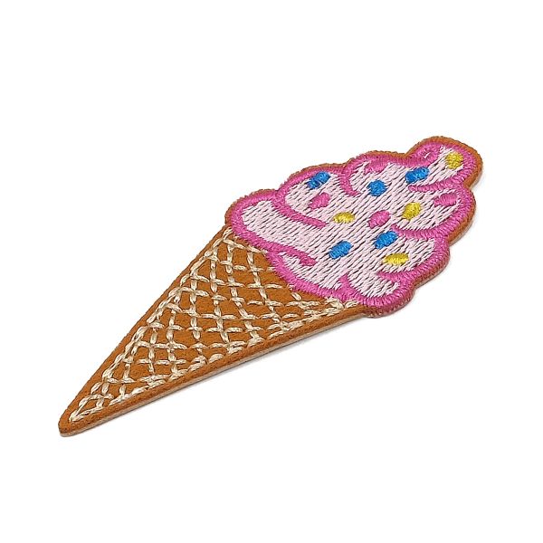 Термоаппликация Мороженое рожок 2, 3х5.8см, Hobby&Pro