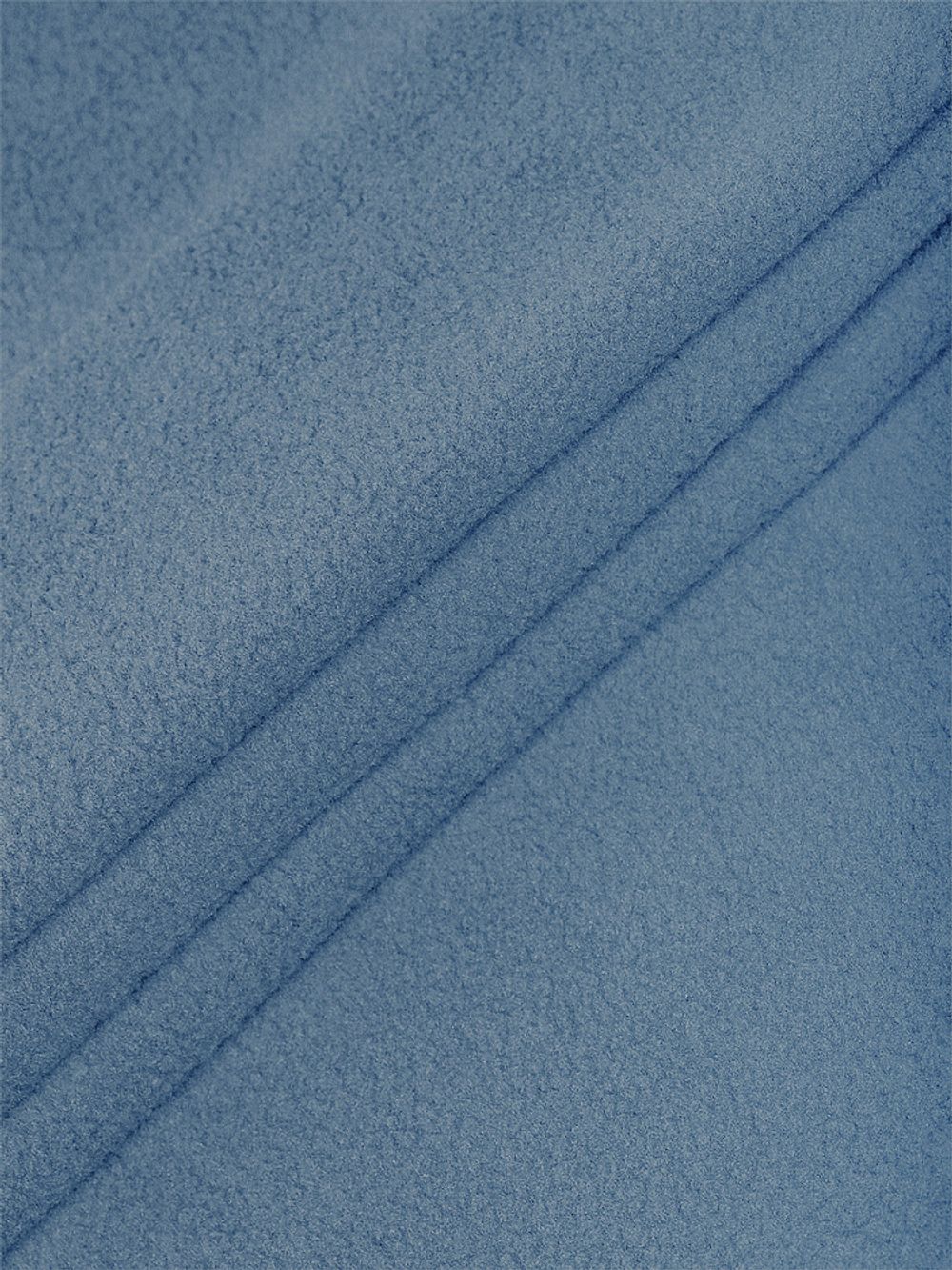Флис 2-сторонний 190 г/м², 150 см / 2 метра, TBY-0059-F218 цв.F218 пыльно-синий