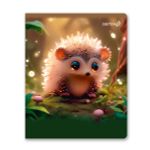 Тетрадь ученическая общая, глянцевая ламинация, A5+ 48 л. на скобе 65 г/м², белизна 100 %, 10 шт, клетка, 00997 Полный котец!, Светоч 48Т11