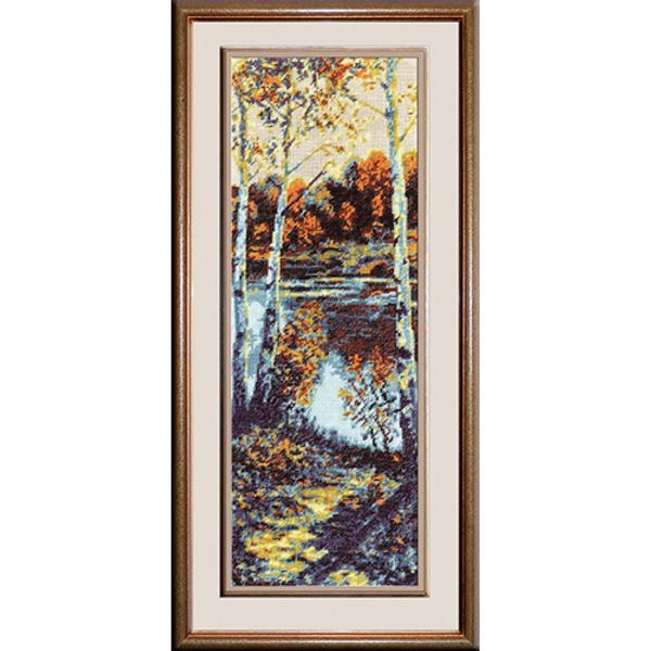 Набор для вышивания нитками РС Студия, Пейзаж 44х15 см