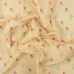 Ткань для пэчворка Peppy Весенний этюд, рулон 112 см / 5 метров, ВЭ-16 желтый, Peppy